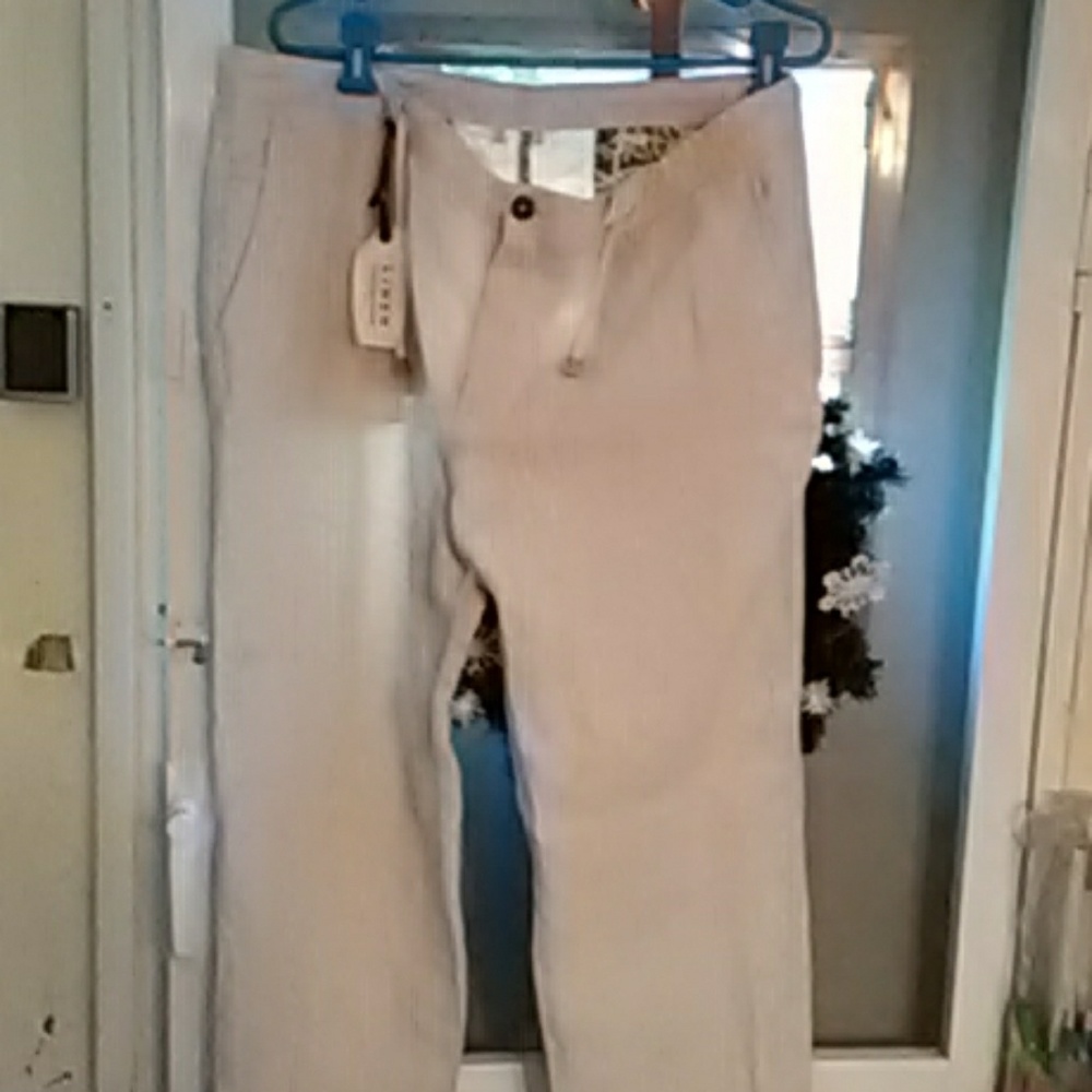 Linen Collection Mens Casual Pants